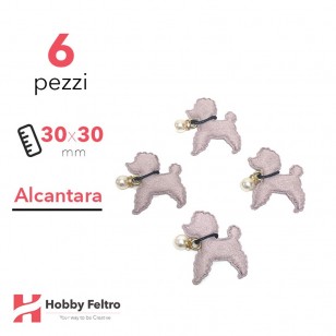 Barboncino Alcantara 6 Pezzi Rosa Irisè COD.08