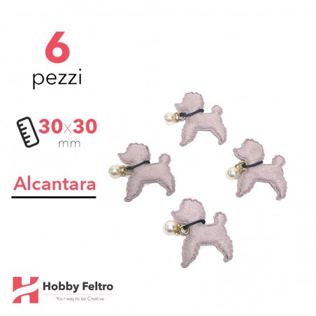 Barboncino Alcantara 6 Pezzi Rosa Irisè COD.08