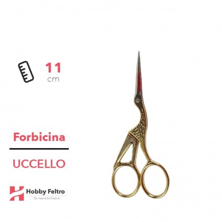Forbici da Ricamo Cicogna color Oro COD.4