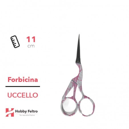 Forbici da Ricamo Cicogna color Rosa COD.5