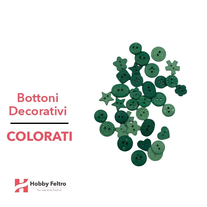 Bottoni Colorati per Lavoretti linea Dress IT UP COD.66