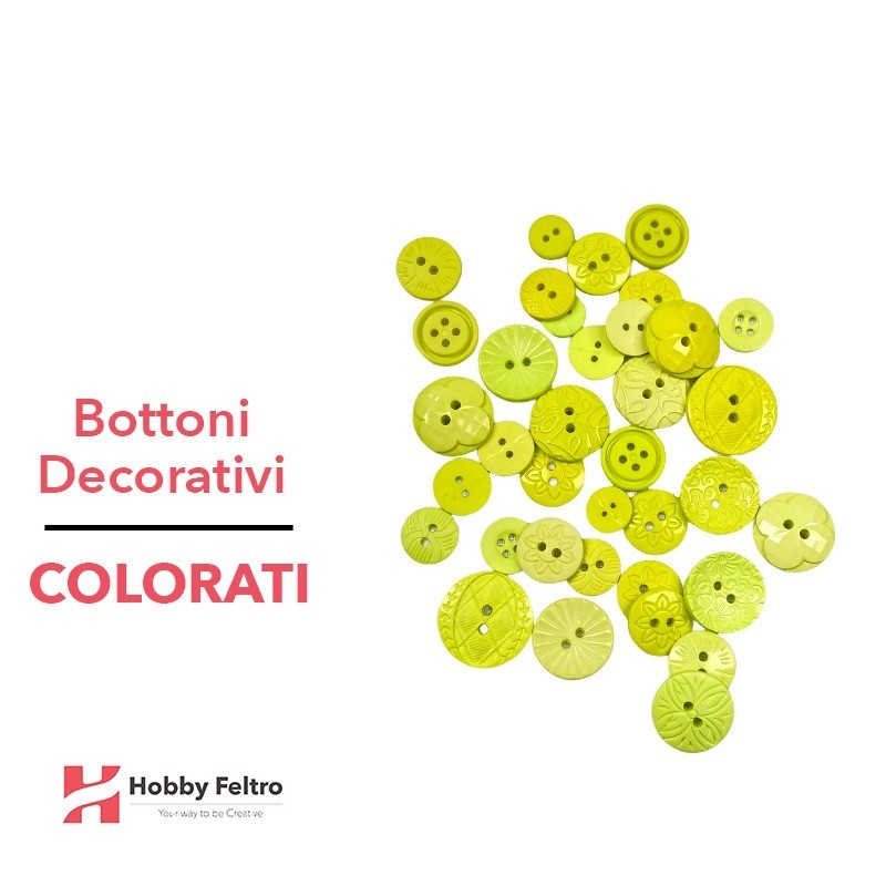 Bottoni Colorati per Lavoretti linea Dress IT UP COD.67