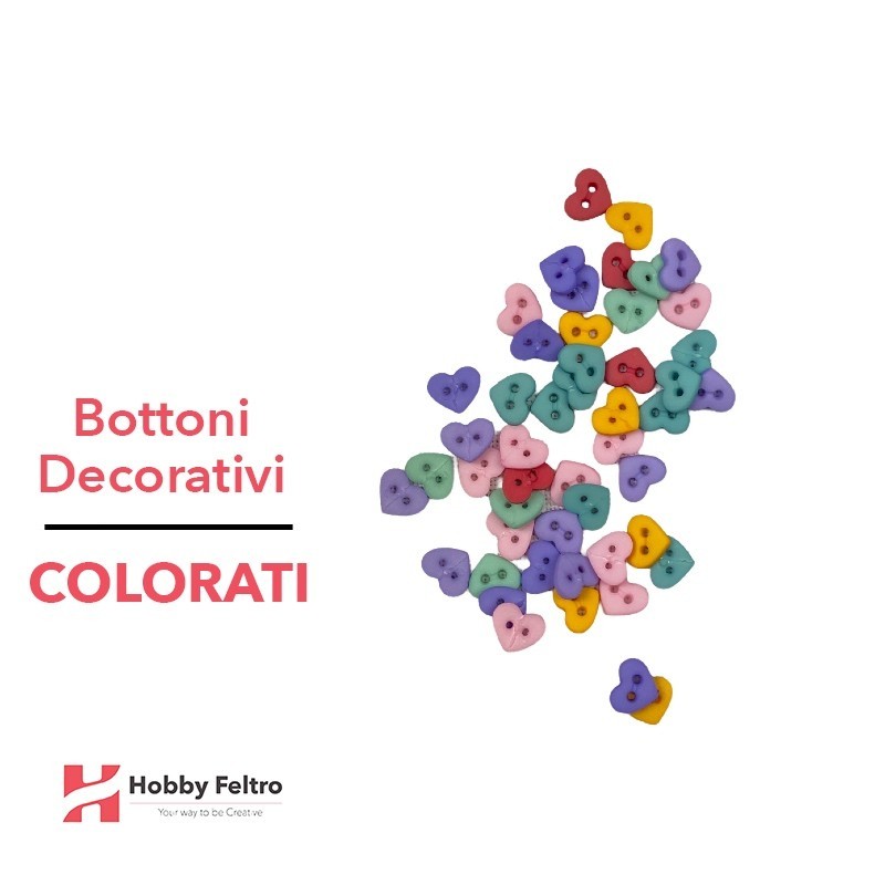 Bottoni Colorati per Lavoretti linea Dress IT UP COD.73