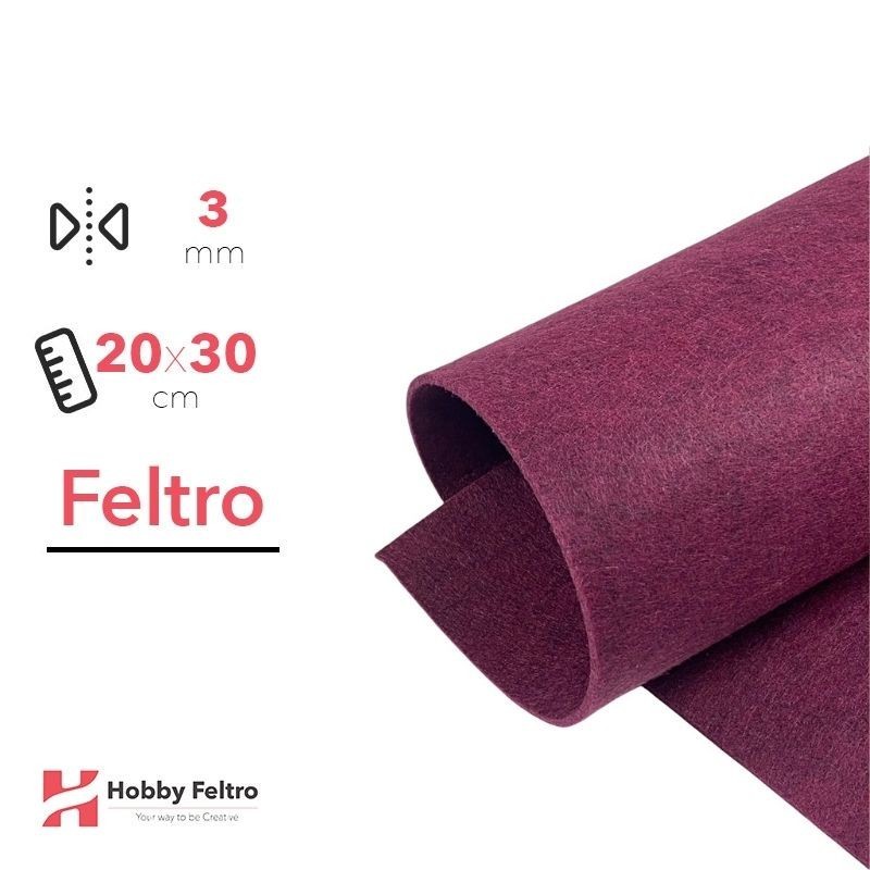 Feltro Vino Melange 20x30cm 3mm COD.73 Feltro Vino Melange 20x30cm 3mm COD.73
