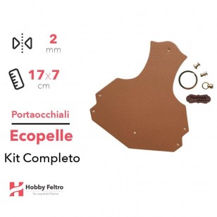 Portaocchiali Ecopelle Cuoio COD.49