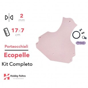 Portaocchiali Ecopelle Rosa Chiaro COD.35