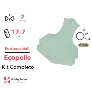 Portaocchiali Ecopelle Verdino COD.95