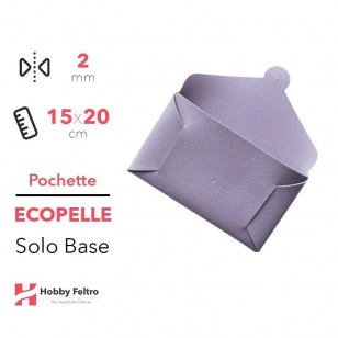 Portamonete solo Base Ecopelle Lilla COD.26