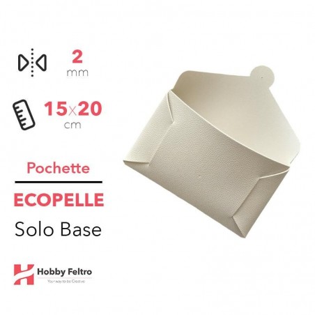 Pochette solo Base Ecopelle Panna COD.56