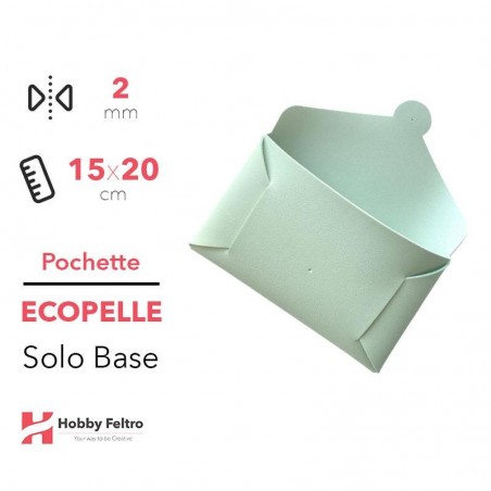 Pochette solo Base Ecopelle Verdino COD.95