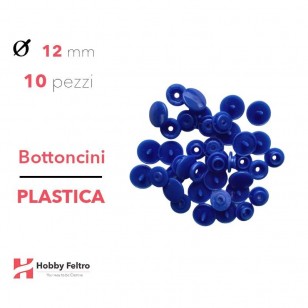 Bottoncini in plastica colorati Bluette COD.B16