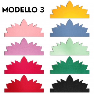 corona foglie feltro