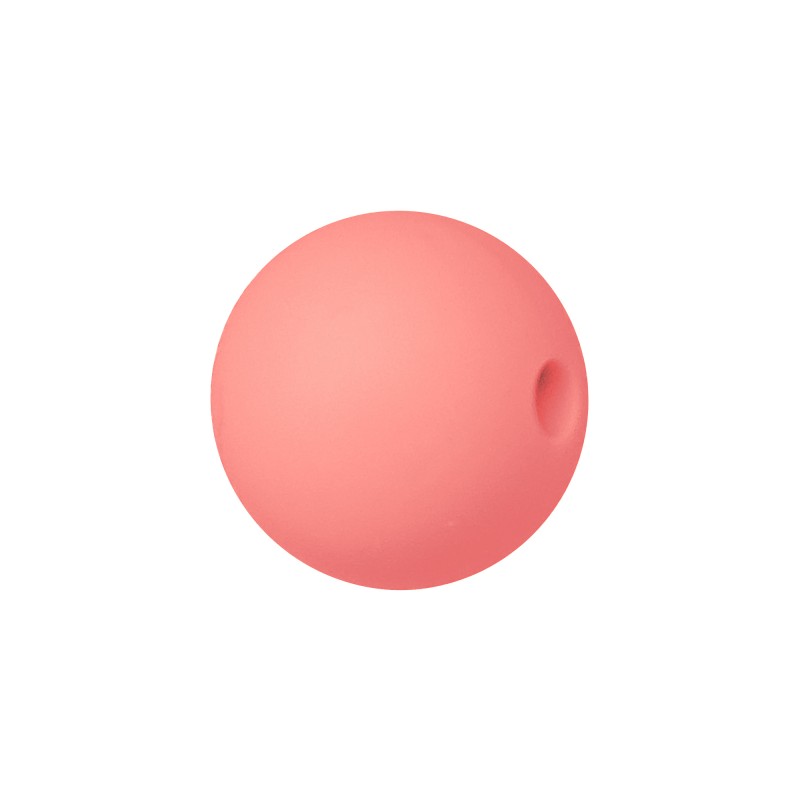 sfera in silicone alimentare 12mm salmone