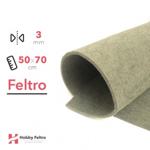 Feltro 50x70cm 3mm Verde Pino Grigio COD.55