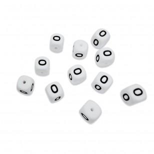 numero 0 in silicone alimentare 12mm per portachiavi e scritte personalizzate