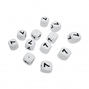 numero 7 in silicone alimentare 12mm per portachiavi e scritte personalizzate