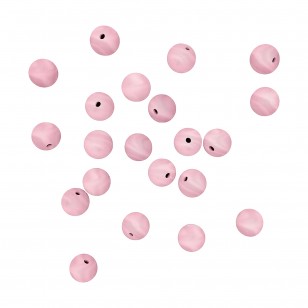 perlina silicone alimentare rosa sfumato 9 mm dentizione