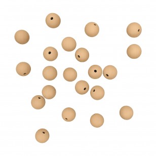 perlina silicone alimentare cammello 9 mm dentizione