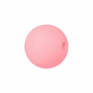 sfera in silicone alimentare rosa da 9 mm per collane e accessori dentizione