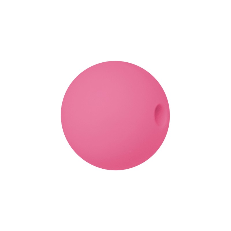 sfera in silicone alimentare 12mm rosa