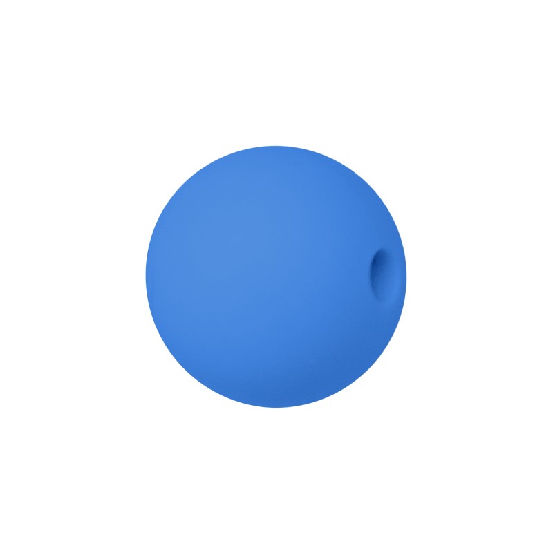 perlina sfera 19mm in silicone alimentare Celeste