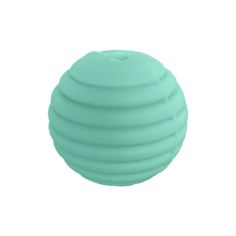 perlina rigata separatore 14x14mm in silicone alimentare tiffany