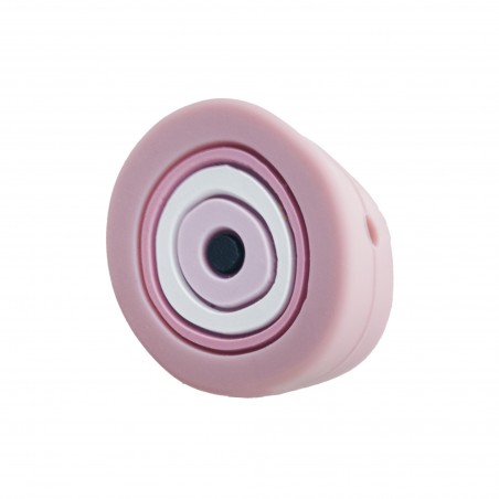 perlina separatore occhio greco nazar 20x10 in silicone alimentare rosa