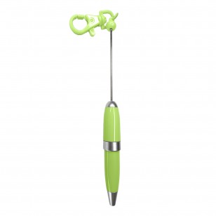 penna personalizzabile con perle e oggetti in silicone acido