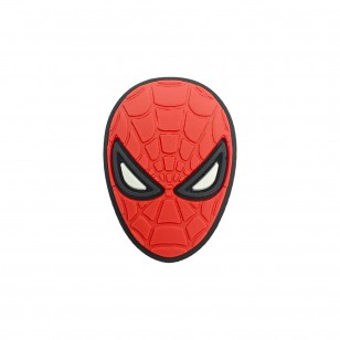 perlina separatore maschera spiderman 28x20mm in silicone alimentare per personalizzare penne portachiavi collane braccialetti