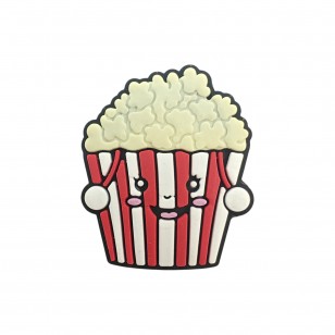 perlina separatore pop corn 30x25mm in silicone alimentare per personalizzare penne portachiavi collane braccialetti