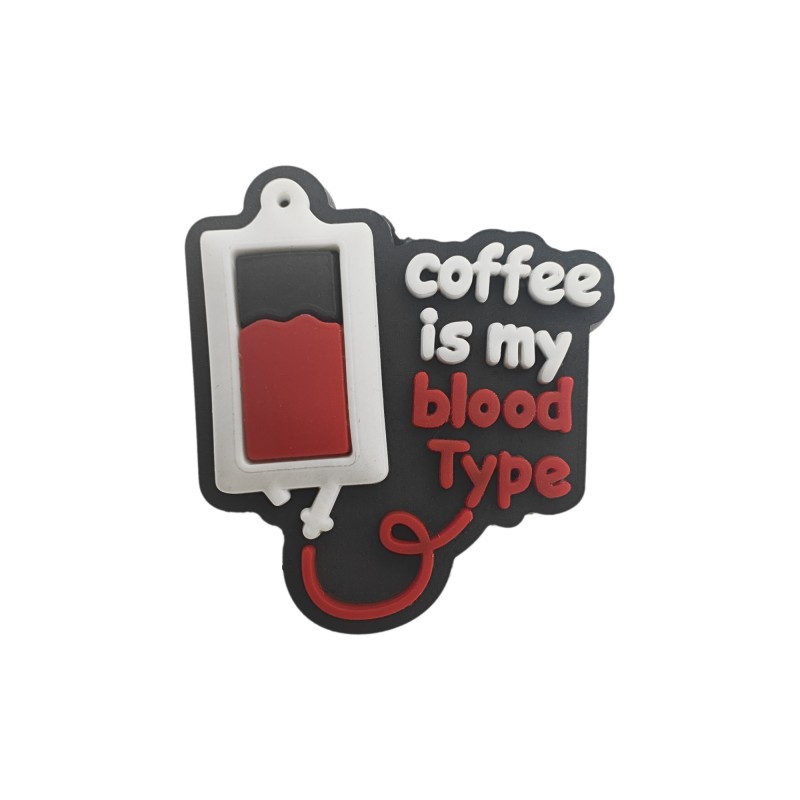 perlina separatore scritta coffee 30x28mm in silicone alimentare per personalizzare penne portachiavi collane bracciali