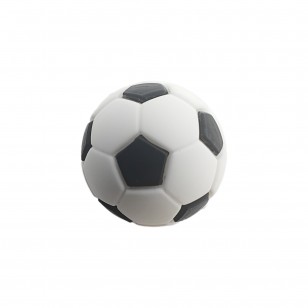 perlina separatore palla da calcio juve 3d 18mm in silicone alimentare per personalizzare penne portachiavi collane