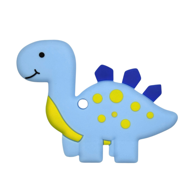 massaggiagengive dinosauro 100x75mm grigio per dentizione neonati