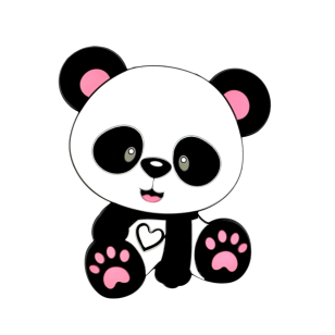 massaggiagengive panda 90x70mm rosa per dentizione neonati