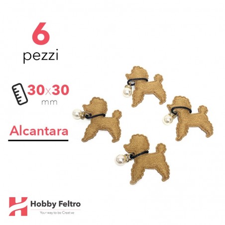 Barboncino Alcantara 6 Pezzi Giallo Senape COD.03
