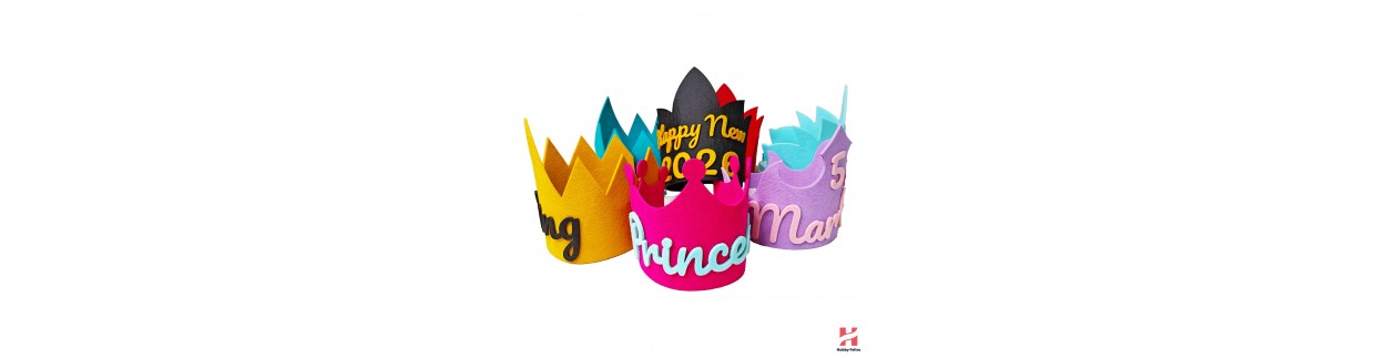 Corona in Feltro Personalizzata | Hobby Feltro