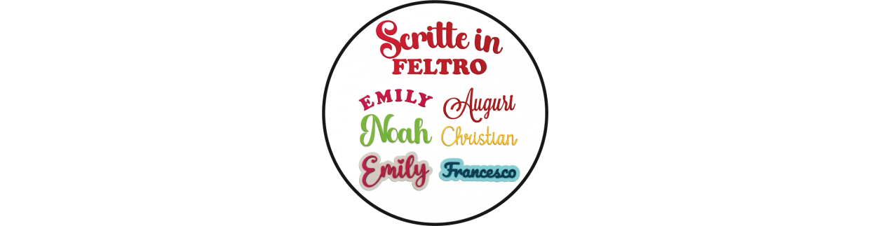 Scritte in Feltro Personalizzate – Nomi e Decorazioni | Hobby Feltro