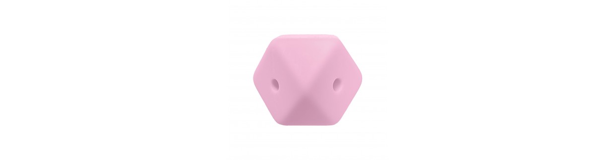 Cubo Sfaccettato a 4 Fori  in Silicone per Dentizione | Hobby Feltro