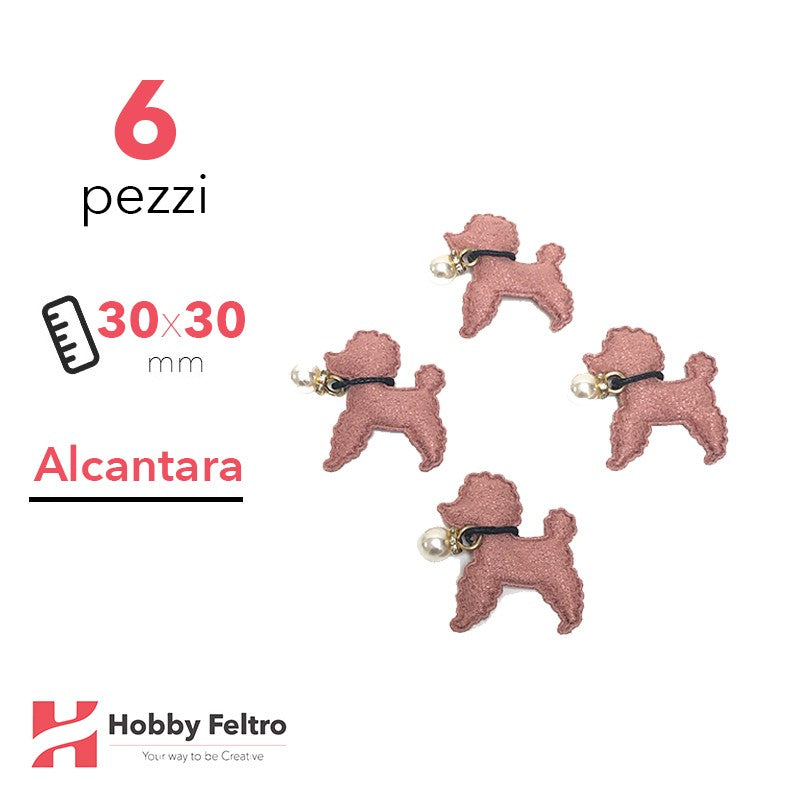 Barboncino Alcantara 6 Pezzi Rosa Veneziano COD.10