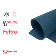 Feltro 50x70cm 3mm Petrolio COD.56