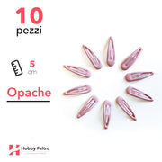 Clip per Capelli 5cm Kit 10 Pezzi Color Opaco Rosa Cipria COD.04