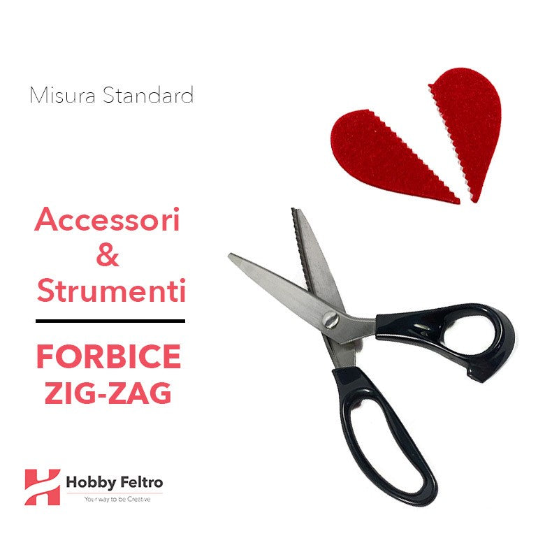 Forbici ZIG ZAG per Feltro e Tessuti