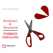 Forbici a ONDE per feltro e Tessuti