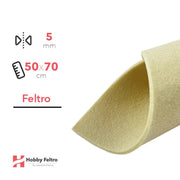 Feltro Avorio 5mm 50x70cm COD.41