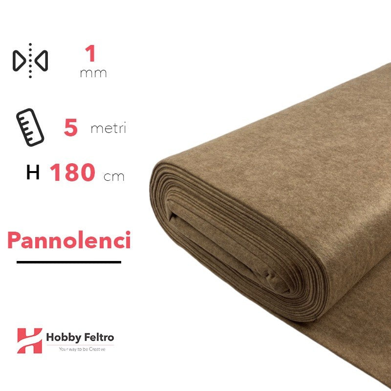 Pannolenci color Beige 5 metri x 180cm COD.110