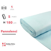 Pannolenci color Celeste 5 metri x 180cm COD.452