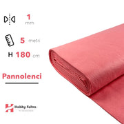 Pannolenci color Rosa 5 metri x 180cm COD.429