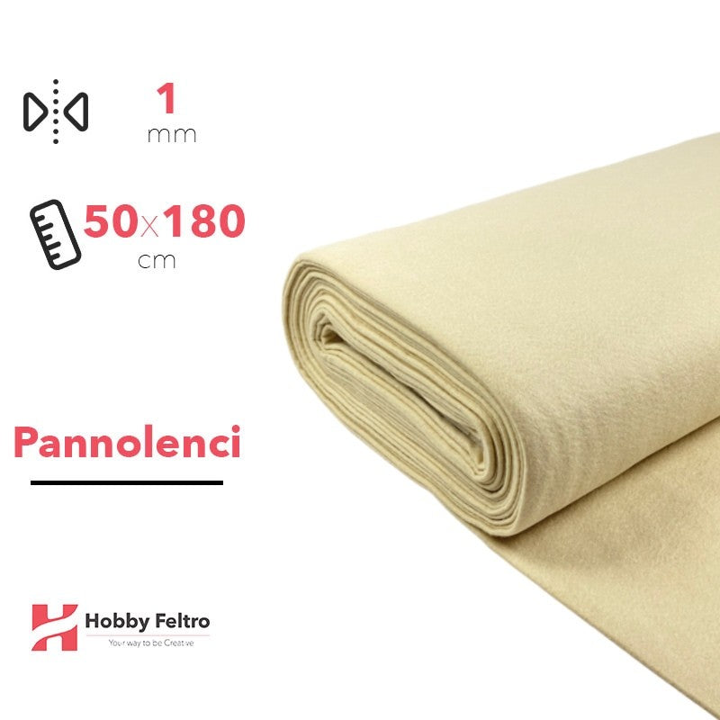 Pannolenci color Avorio 50x180cm COD.660