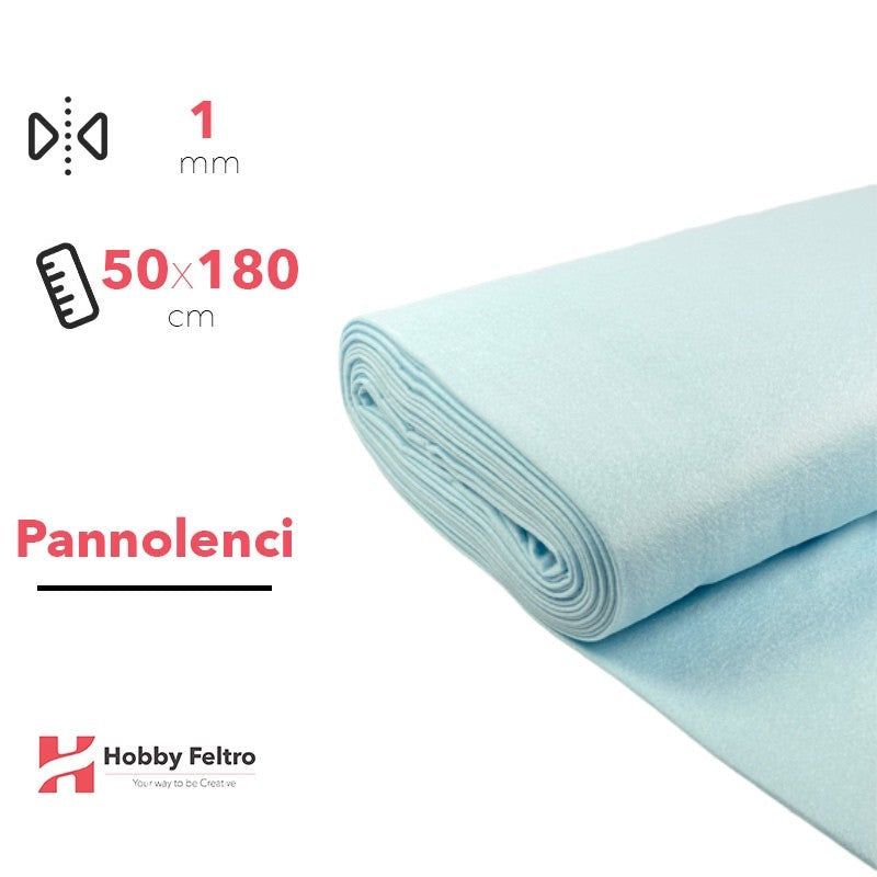 Pannolenci color Celeste 50x180cm COD.452