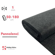 Pannolenci color Fumo Melange 50x180cm COD.2100